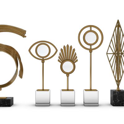 现代轻奢装饰品摆件组合