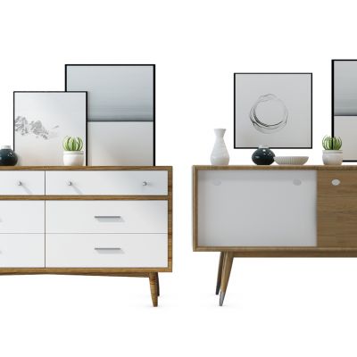 北欧电视柜玄关柜组合