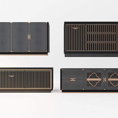 现代简欧轻奢电视柜餐边柜