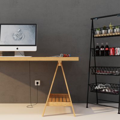 装饰柜架摆件书桌书案