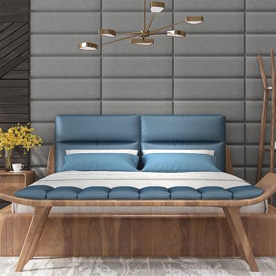 新中式床床头柜床尾榻衣架