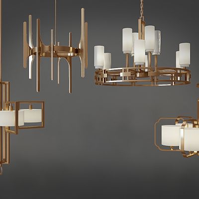 新中式金属吊灯