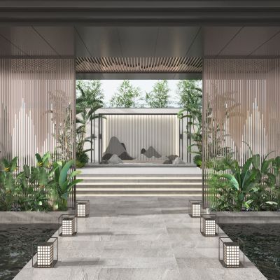 酒店大门   隔断