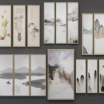新中式装饰画组合