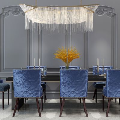 新古典餐桌椅组合吊顶