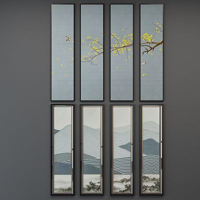 新中式装饰画组合