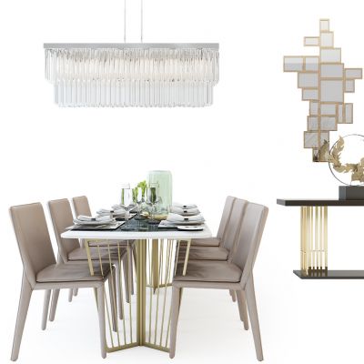 中式条案3D模型