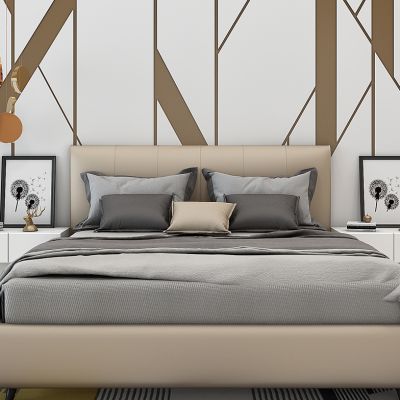 现代床头柜组合