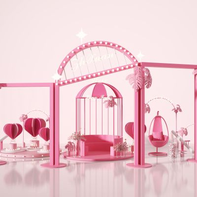 粉丝场景  装饰   合影区