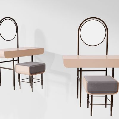 现代简约梳妆台