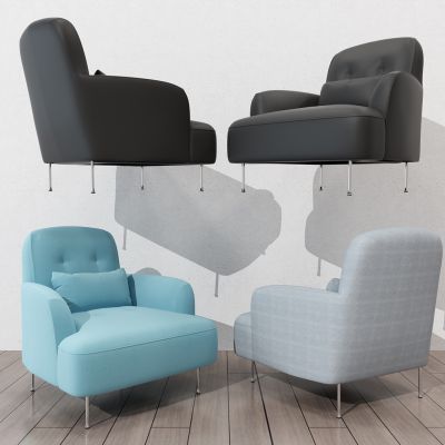 北欧单人沙发组合