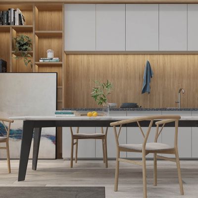 新中式餐桌椅橱柜水吧台