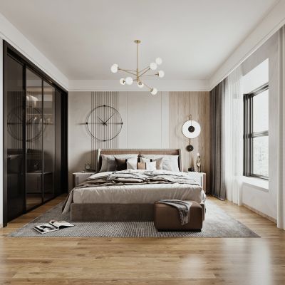 现代卧室