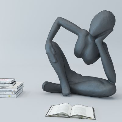 现代抽象任务雕塑摆件