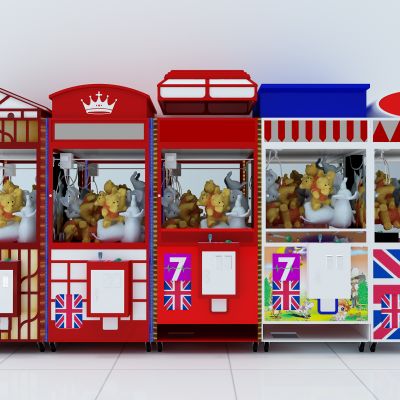 现代娃娃机娱乐设备