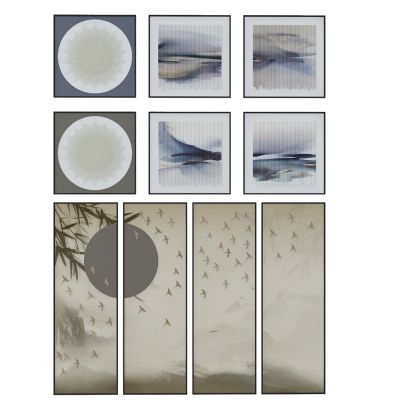 新中式立体挂画