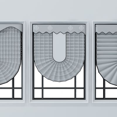 欧式罗马帘窗帘