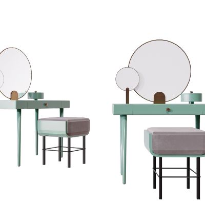 现代简约轻奢梳妆台