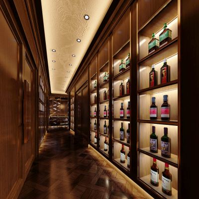 欧式酒窖酒柜酒架