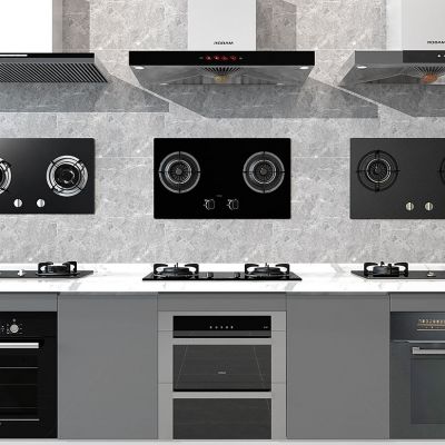 现代油烟机燃气灶消毒柜燃气灶