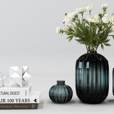 北欧玻璃花瓶摆件