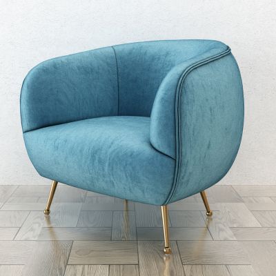 现代单人休闲沙发