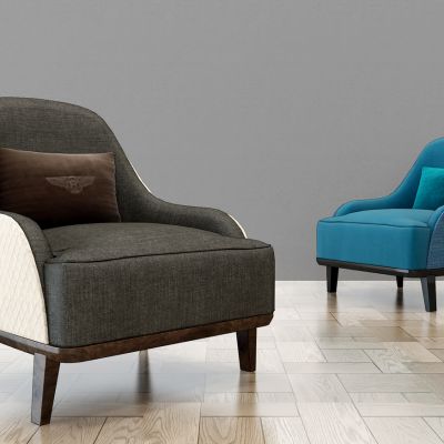 现代宾利单人沙发