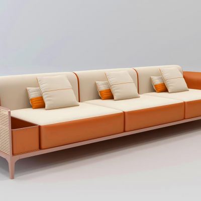 新中式沙发3D模型