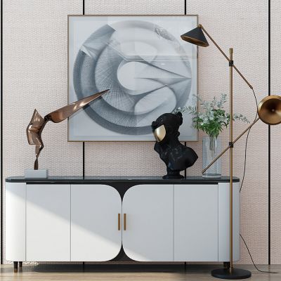 欧式电视柜餐边柜人物雕塑摆件