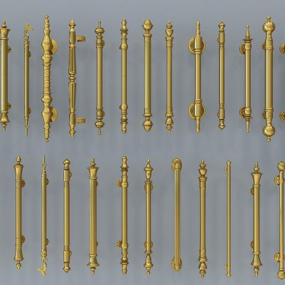 欧式金属门把手拉手