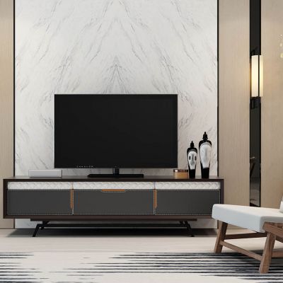 新中式电视柜单椅组合