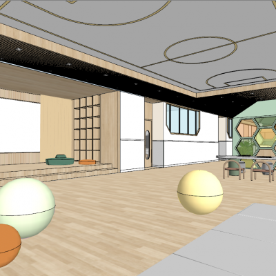 幼儿园整体模型