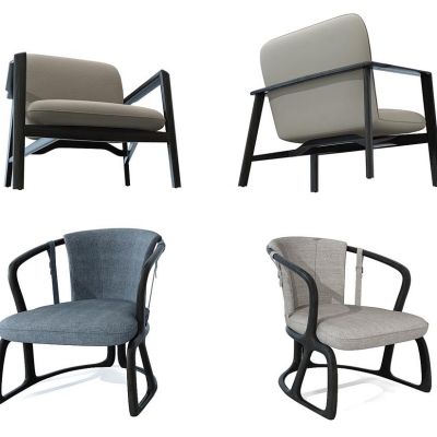 新中式休闲椅子组合