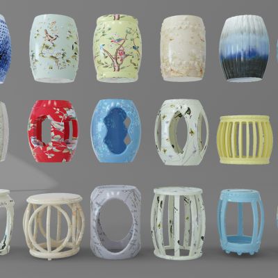 新中式圆凳鼓凳