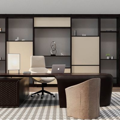 现代宾利办公家具办公桌椅书柜