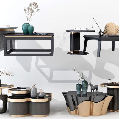 新中式简欧茶几摆件