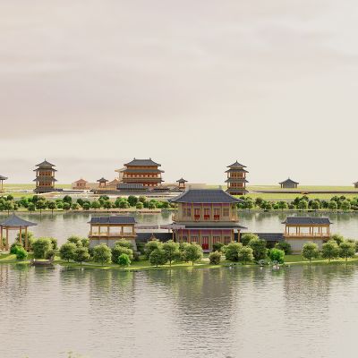 新中式公园景观