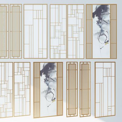 新中式屏风花格