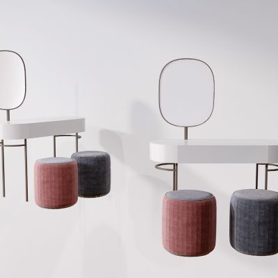 现代简约轻奢梳妆台