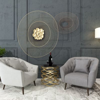 简欧单人休闲沙发椅子组合