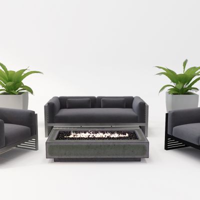 户外休闲沙发茶几组合3D模型