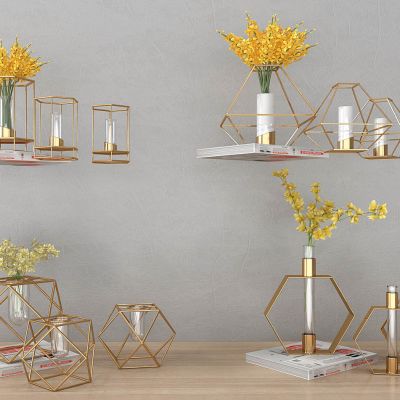 金属花瓶花卉饰品架摆件