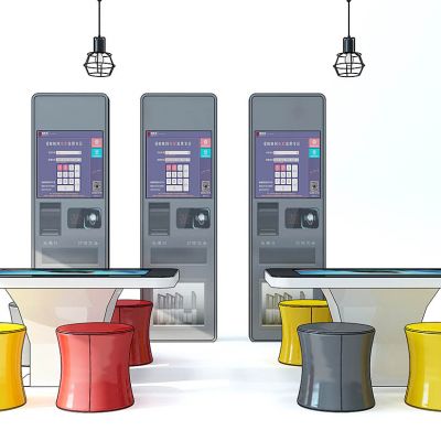 现代智能电影取票机