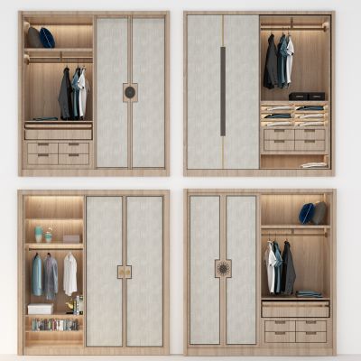 新中式衣柜衣服