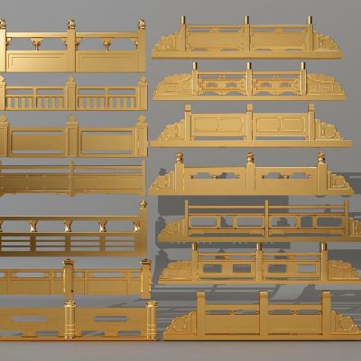 新中式玉石护栏栏杆