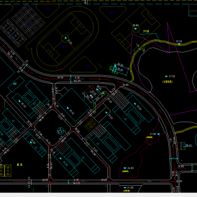 某大学总平面图