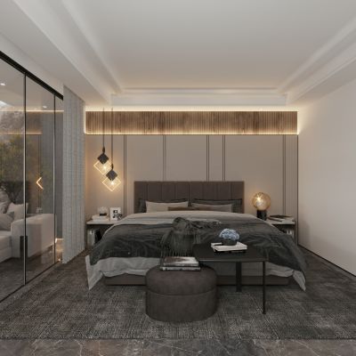 现代卧室
