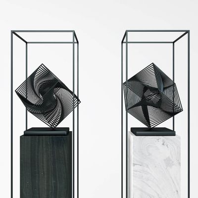 现代饰品摆台摆件儿雕塑