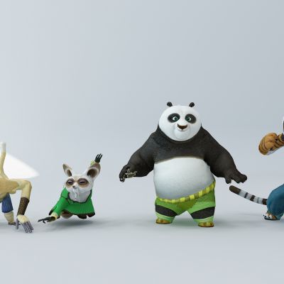现代功夫熊猫玩具