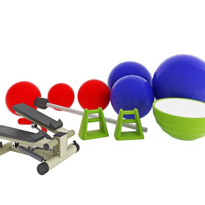 拉力式跑步器平衡球组合